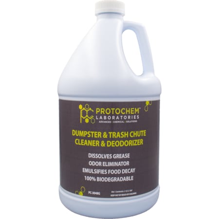 Protochem Laboratories Foam Dumpter And Trash Chute Cleaner And Odor Eliminator, 1 gal., PK4 PC-3048G-1